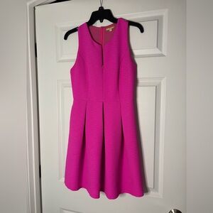 Gianni Bini Hot Pink Fit & Flare Dress Size Small